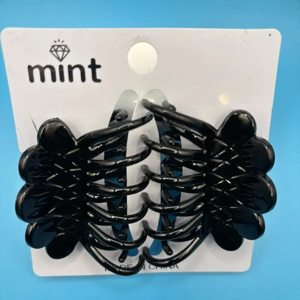 Mint Elegant Black Claw Clip Hair Set Hair Accessories